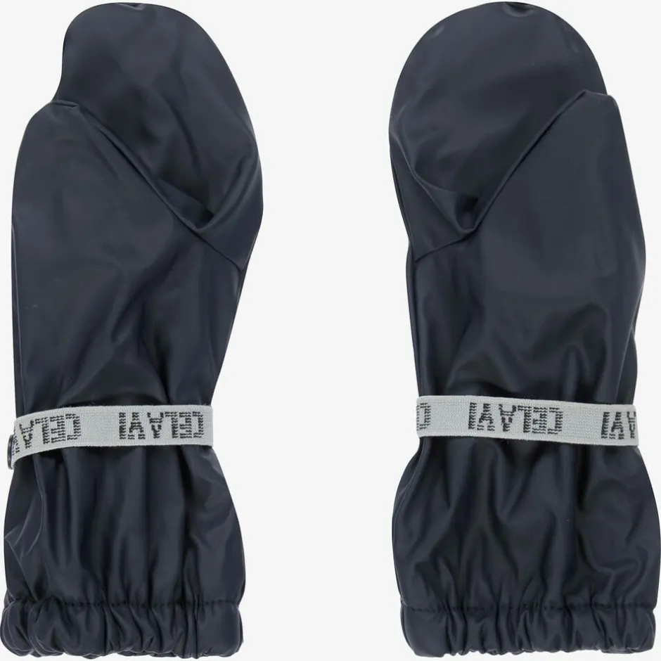 CeLaVi Blue Water Repellent Mittens Discount