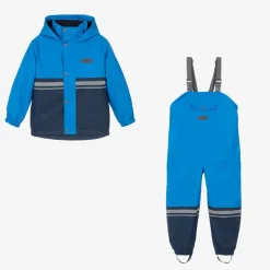 Mitty James Blue Waterproof Raincoat & Salopettes Discount
