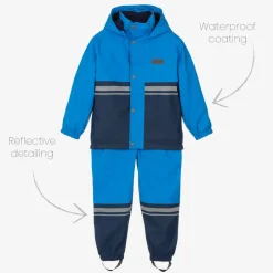 Mitty James Blue Waterproof Raincoat & Salopettes Discount