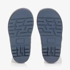 Frugi Blue Wavy Stripes & Stars Rain Boots Best