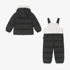 Moncler Enfant Blue Xola Down Padded Puffer Snowsuit Discount