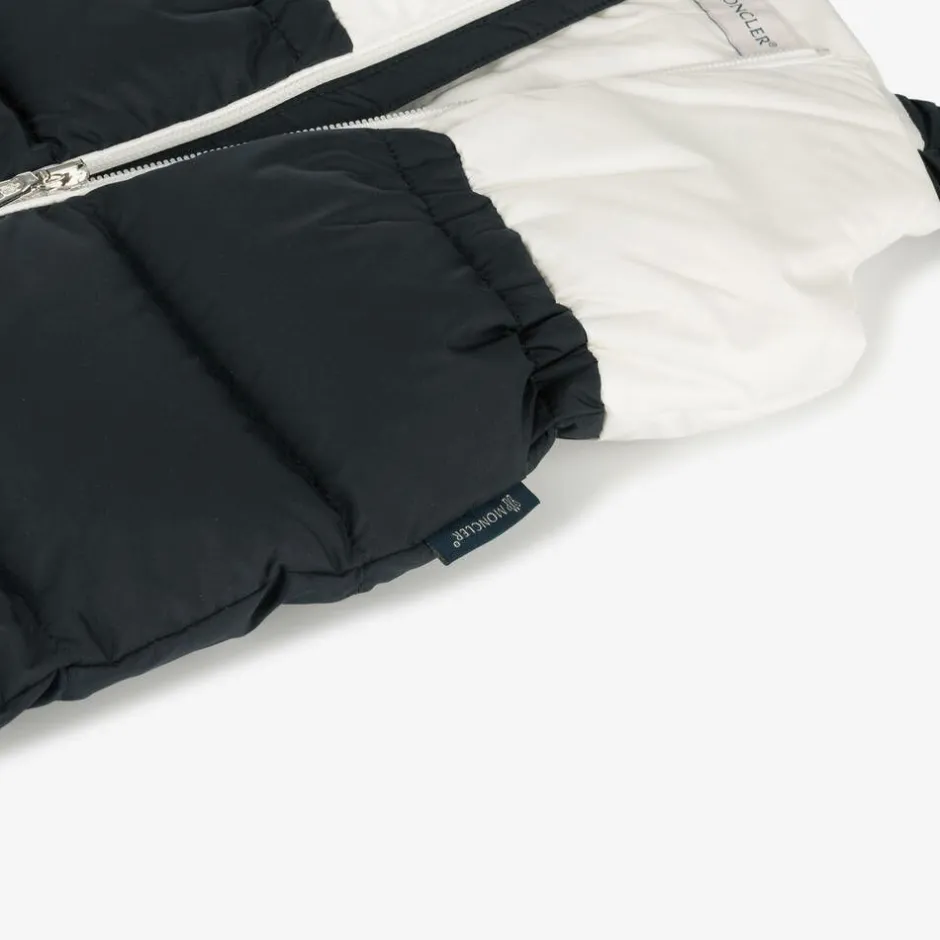 Moncler Enfant Blue Xola Down Padded Puffer Snowsuit Discount