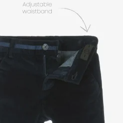 Boboli Boys Beige & Blue Needlecord Trouser Set New