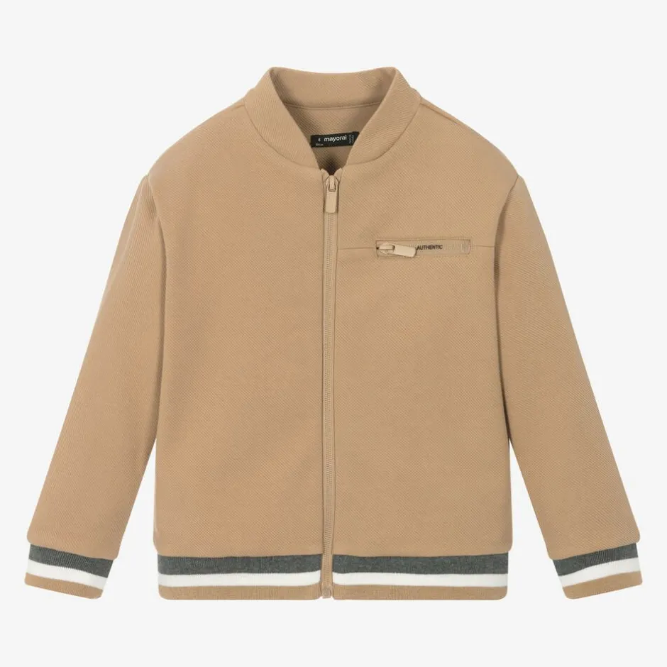 Mayoral Boys Beige Bomber Jacket Clearance