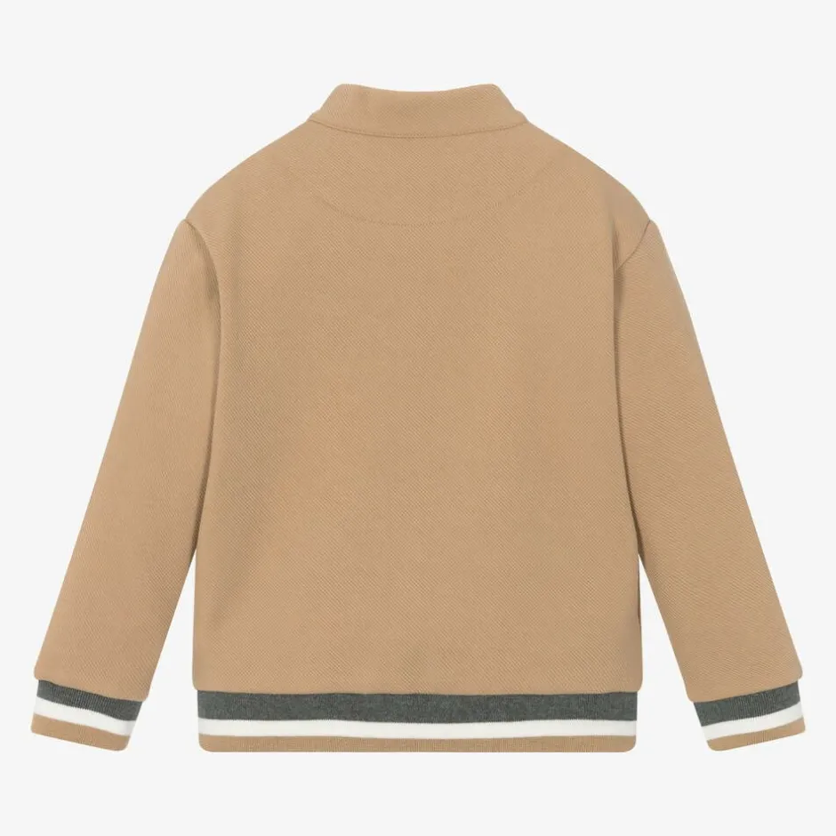 Mayoral Boys Beige Bomber Jacket Clearance