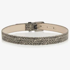 Dolce amp; Gabbana Boys Beige Canvas Belt Sale
