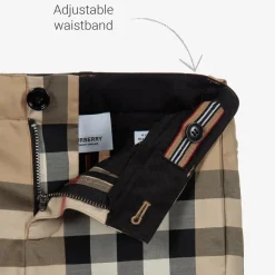 Burberry Boys Beige Check Shorts Best