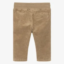 BOSS Boys Beige Corduroy Trousers Outlet