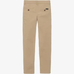 Mayoral Nukutavake Boys Beige Cotton Chino Trousers Online