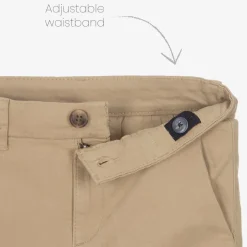 Mayoral Nukutavake Boys Beige Cotton Chino Trousers Online