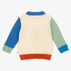 Stella McCartney Kids Boys Beige Cotton Cosmic Sweater