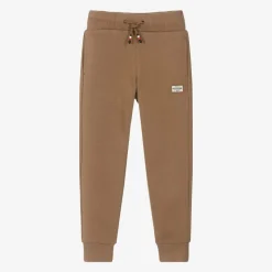 Tommy Hilfiger Boys Beige Cotton Joggers