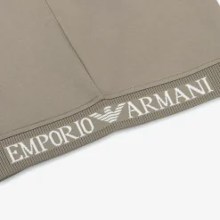 Emporio Armani Boys Beige Cotton Sweatshirt New