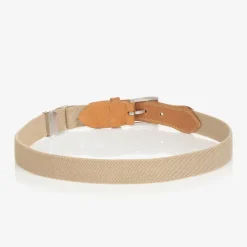 Il Gufo Boys Beige Elasticated Belt Clearance