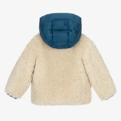 Moncler Enfant Boys Beige Fleece & Down Reversible Jacket Best