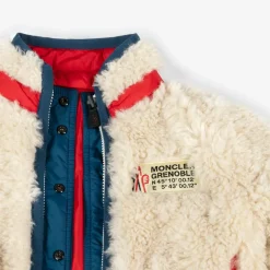 Moncler Enfant Boys Beige Fleece & Down Reversible Jacket Best