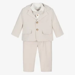 Andreeatex Boys Beige Jersey Suit Best