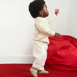 Old Soles Boys Beige Leather First Walker Shoes Best