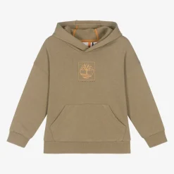 Timberland Boys Beige Organic Cotton Hoodie Hot