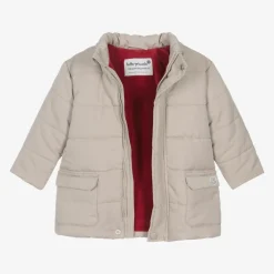 Tutto Piccolo Boys Beige Puffer Coat Discount