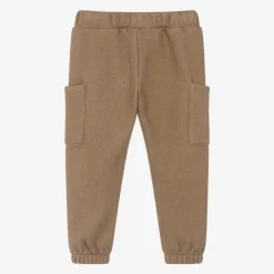 Everything Must Change Boys Beige Ribbed Jersey Knit Trousers