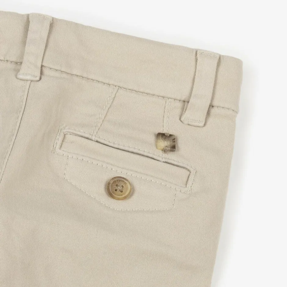 Mayoral Boys Beige Slim Fit Chino Trousers Discount
