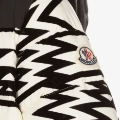 Moncler Enfant Boys Black & Ivory Down Jacket Discount