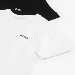 BOSS Boys Black & White T-Shirts (2 Pack) Sale