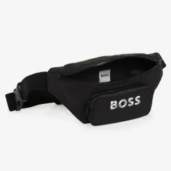 BOSS Boys Black Belt Bag (27cm) Outlet