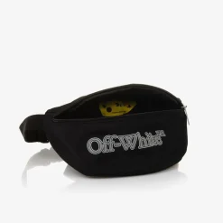 Off-White Boys Black Bookish Logo Belt Bag (23cm) Outlet