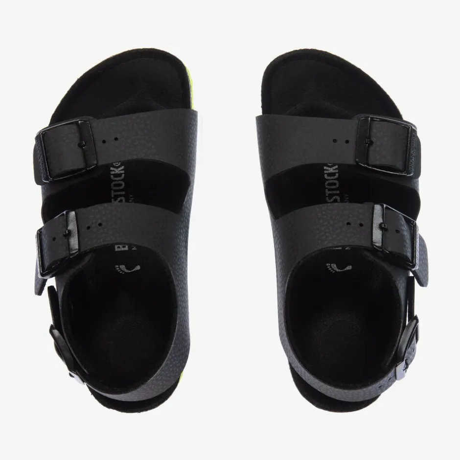Birkenstock Boys Black Buckled Sandals Sale