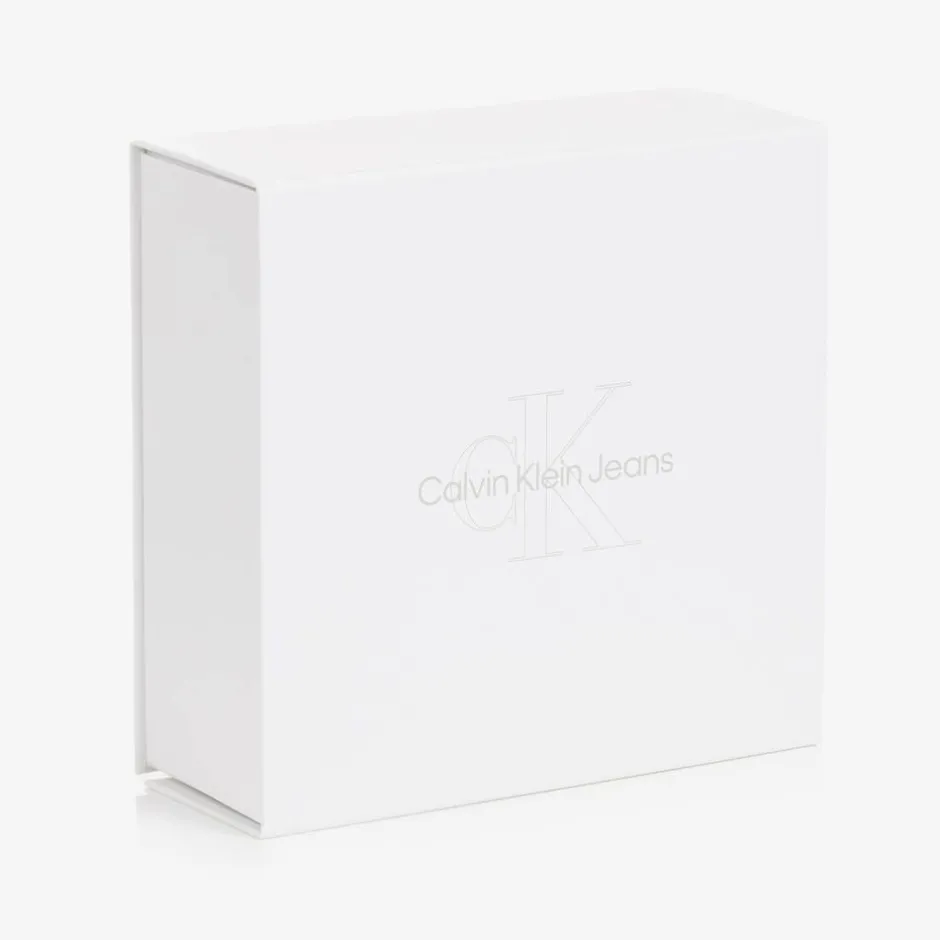 Calvin Klein Boys Black Cotton Babysuit Set Clearance