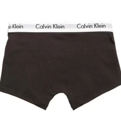 Calvin Klein Boys Black Cotton Boxer Briefs (Pack of 2)