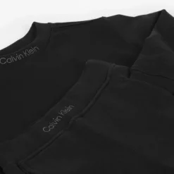 Calvin Klein Boys Black Cotton Jersey Tracksuit