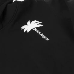 Palm Angels Boys Black Cotton Palm Hoodie Hot