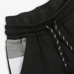 AIGNER Boys Black Cotton Shorts Best