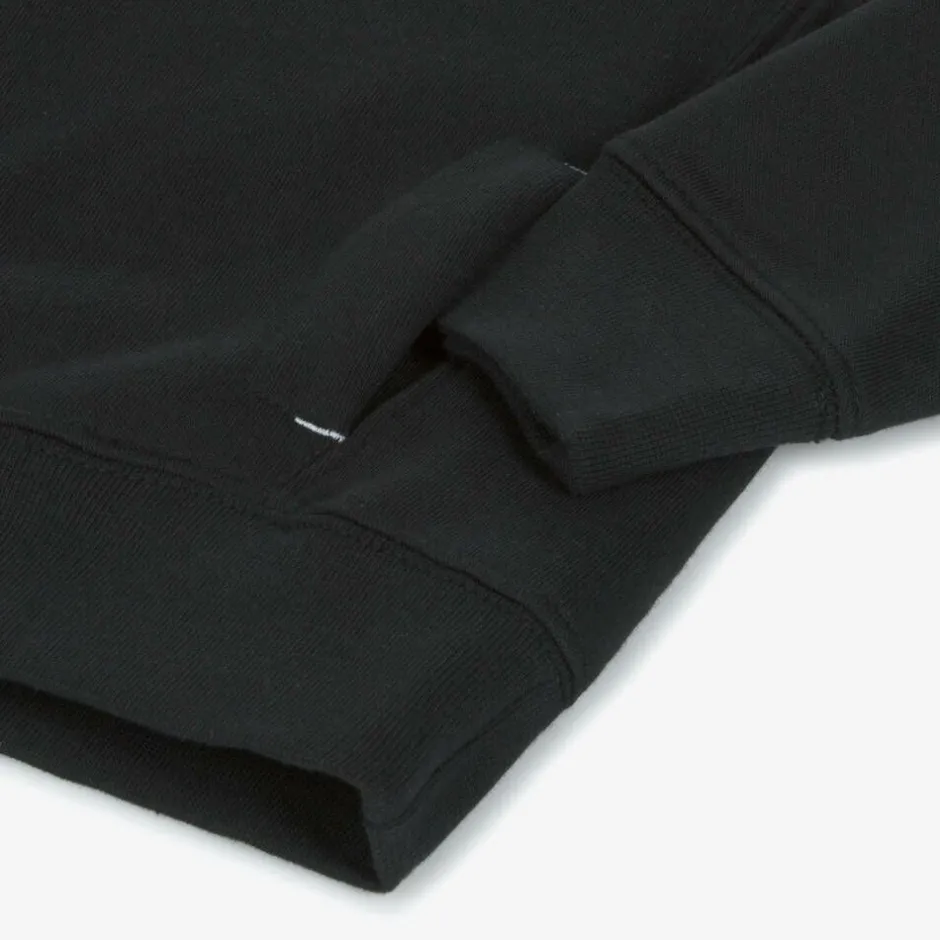 Calvin Klein Boys Black Cotton Sweatshirt Outlet