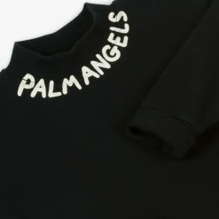 Palm Angels Boys Black Cotton Sweatshirt Hot