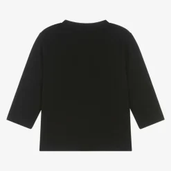 BOSS Boys Black Cotton Top Clearance