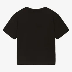 Dolce amp; Gabbana Boys Black Cotton T-Shirt New