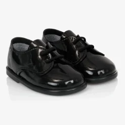 Early Days Boys Black First Walker Shoes Discount