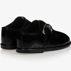Early Days Boys Black First-Walker Shoes Clearance