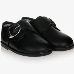Early Days Boys Black First-Walker Shoes Sale