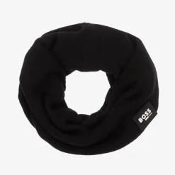 BOSS Boys Black Knitted Snood Hot