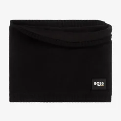 BOSS Boys Black Knitted Snood Hot