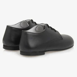 Beatrice amp; George Boys Black Lace-Up Leather Shoes Discount