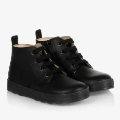 Falcotto by Naturino Boys Black Leather Ankle Boots Best