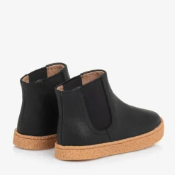 Age of Innocence Boys Black Leather Ankle Boots Best