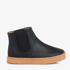 Age of Innocence Boys Black Leather Ankle Boots Best