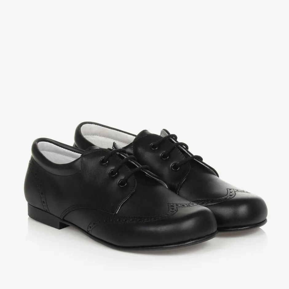 Childrens Classics Boys Black Leather Brogues Online